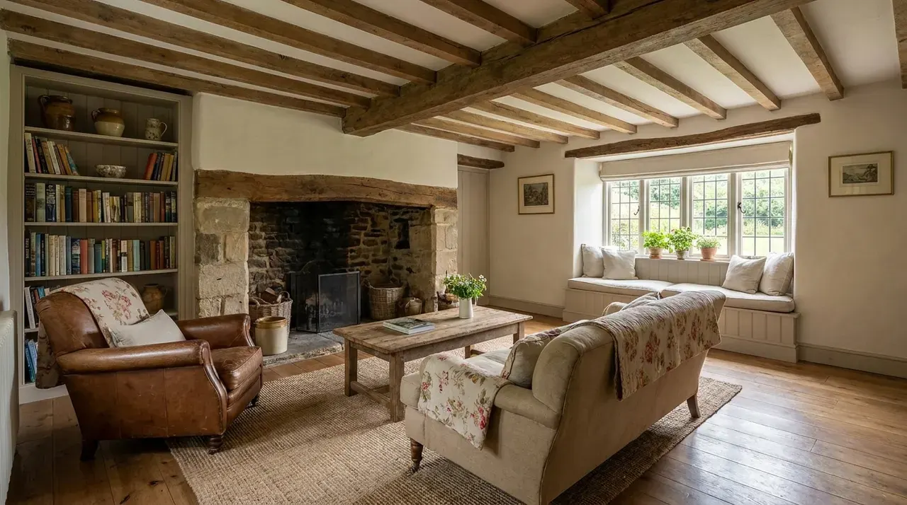 Cottagecore Woonkamer - alternatieve hoek