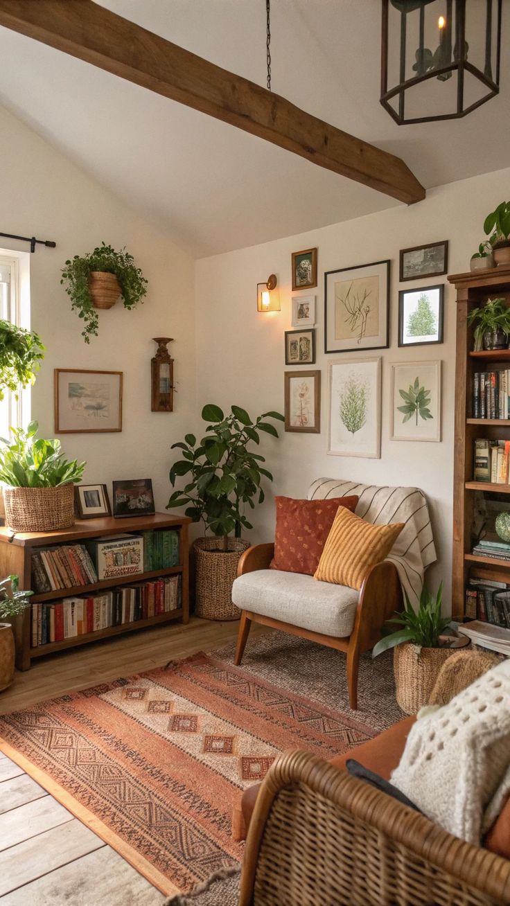 Cottagecore Woonkamer - sfeervolle woonkamer 3