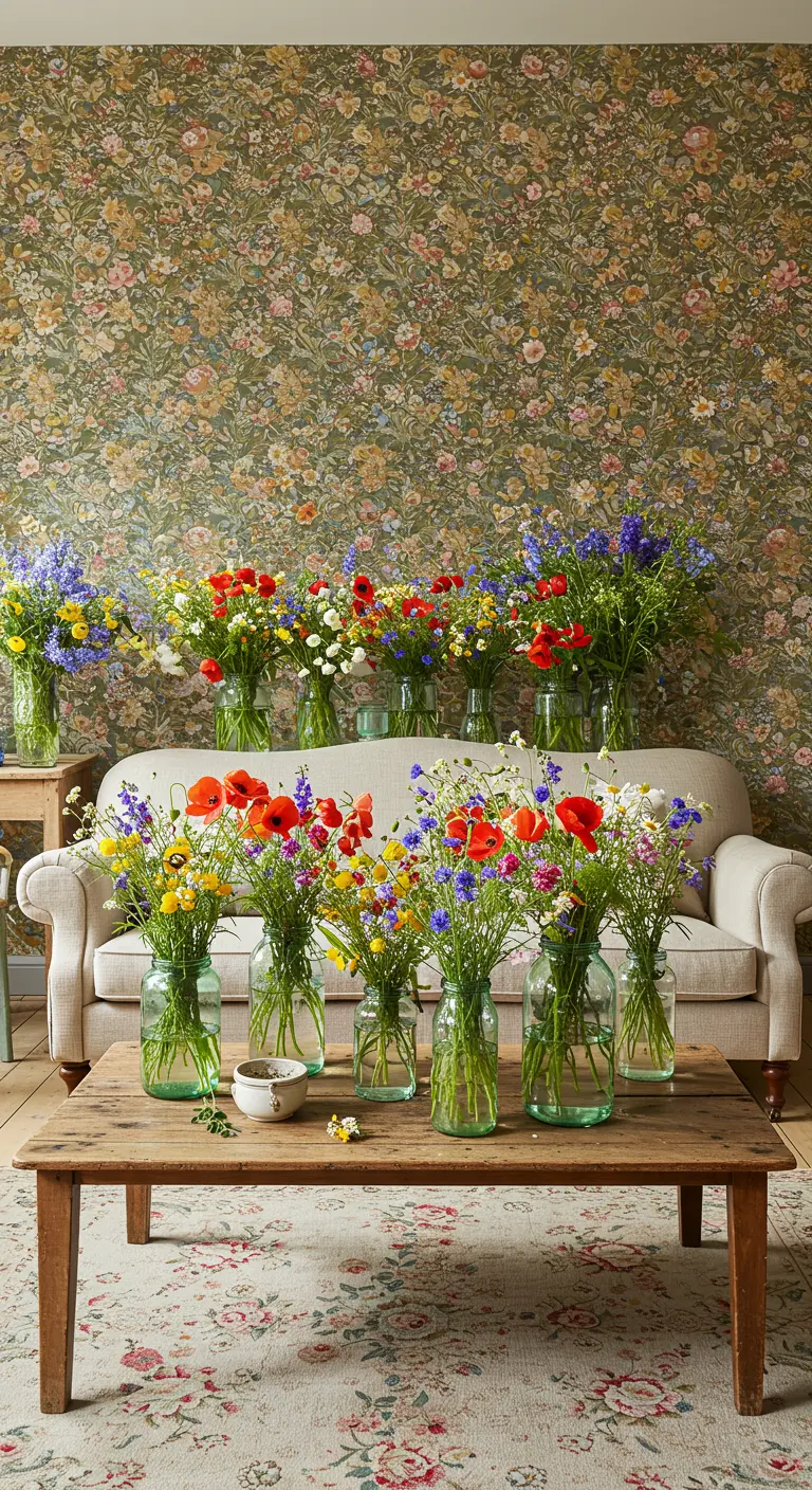 Cottagecore Woonkamer - sfeervolle woonkamer 9