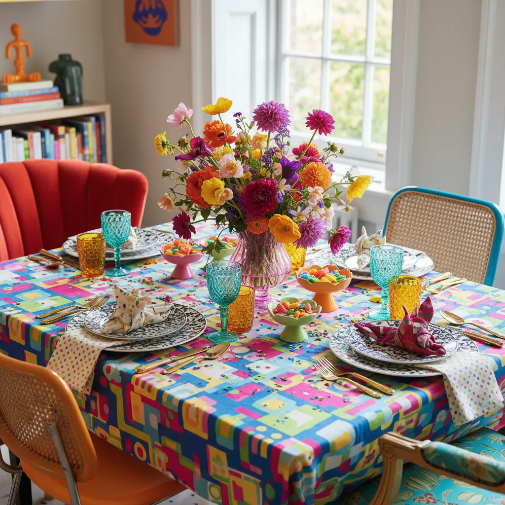 Dopamine Decor Eetkamer - detail van materialen en textuur