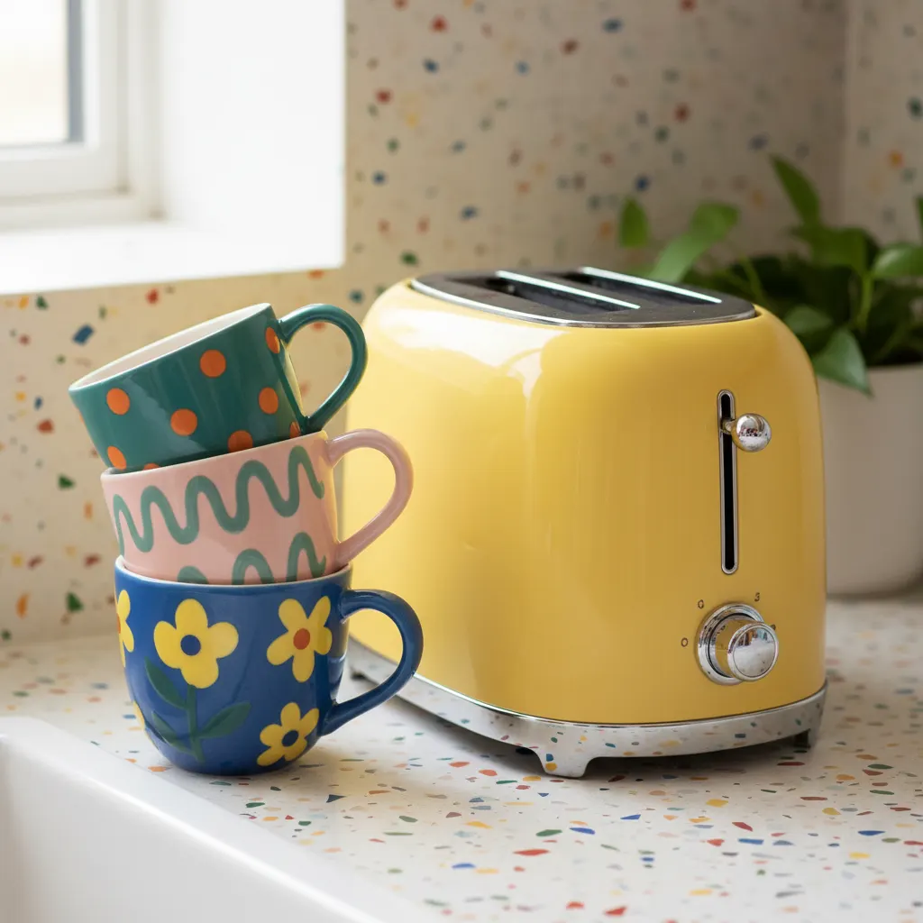 Dopamine Decor Keuken - detail van materialen en textuur