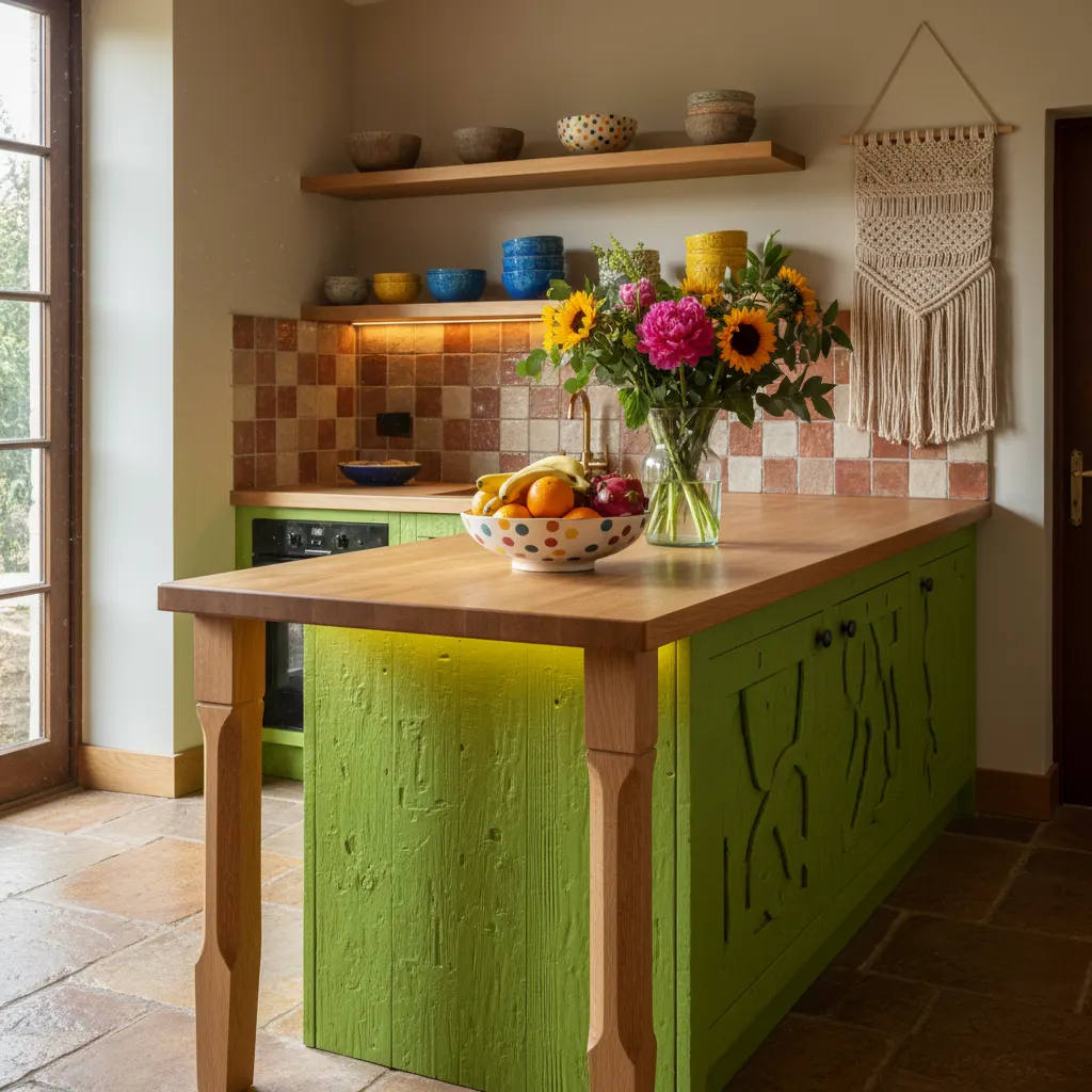 Dopamine Decor Keuken - kleurenpalet en sfeer