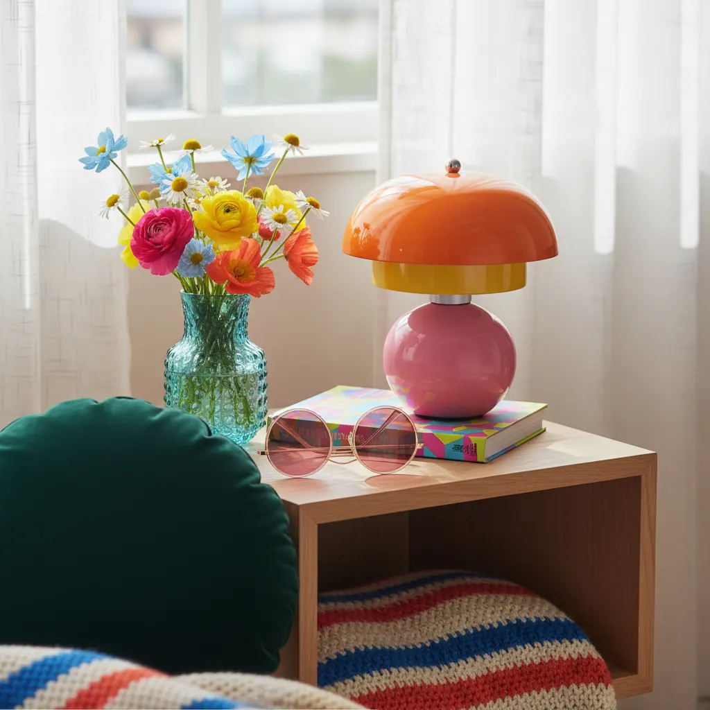 Dopamine Decor Slaapkamer - detail van materialen en textuur