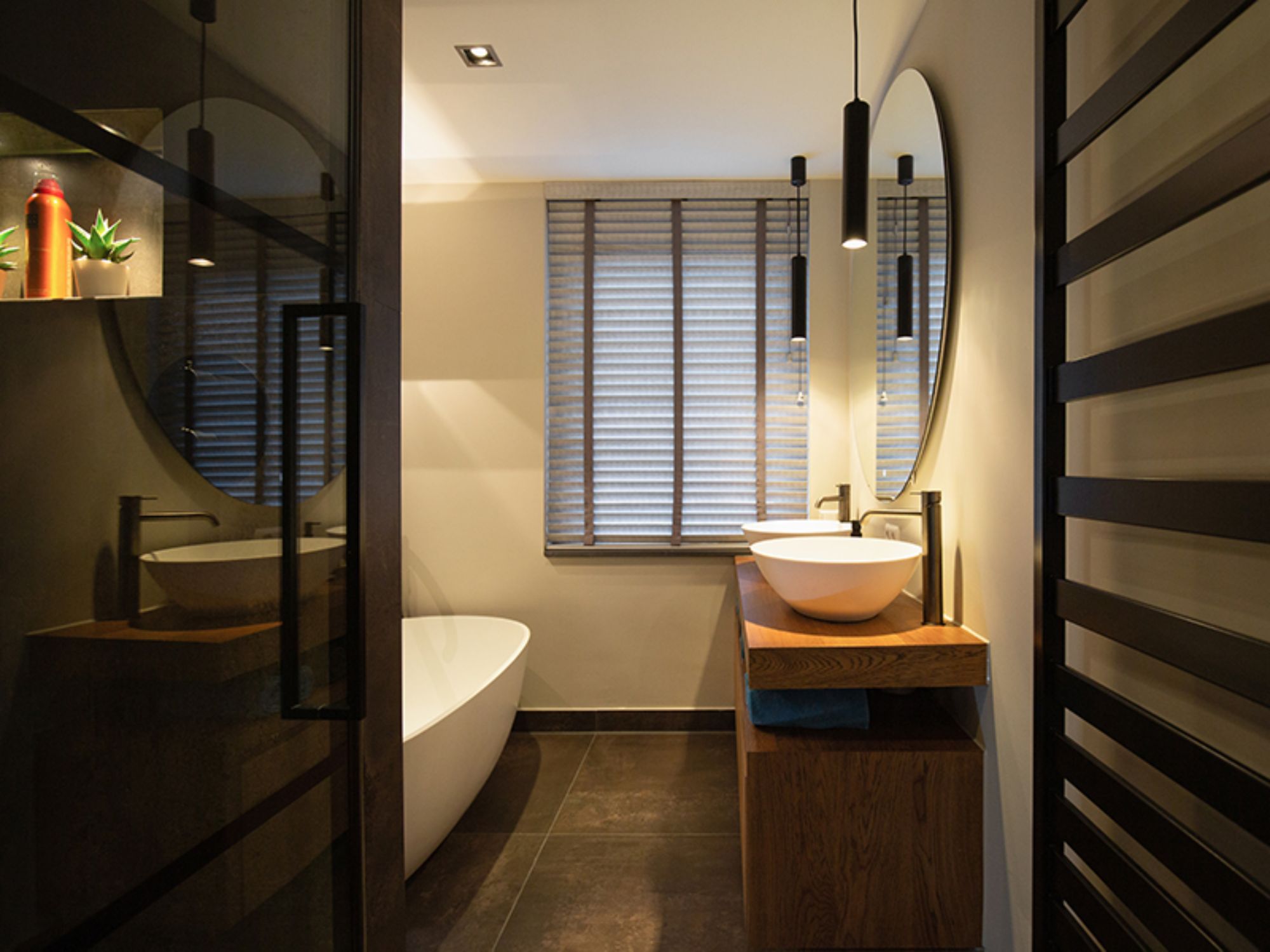 Eclectisch Badkamer - sfeervolle badkamer 10