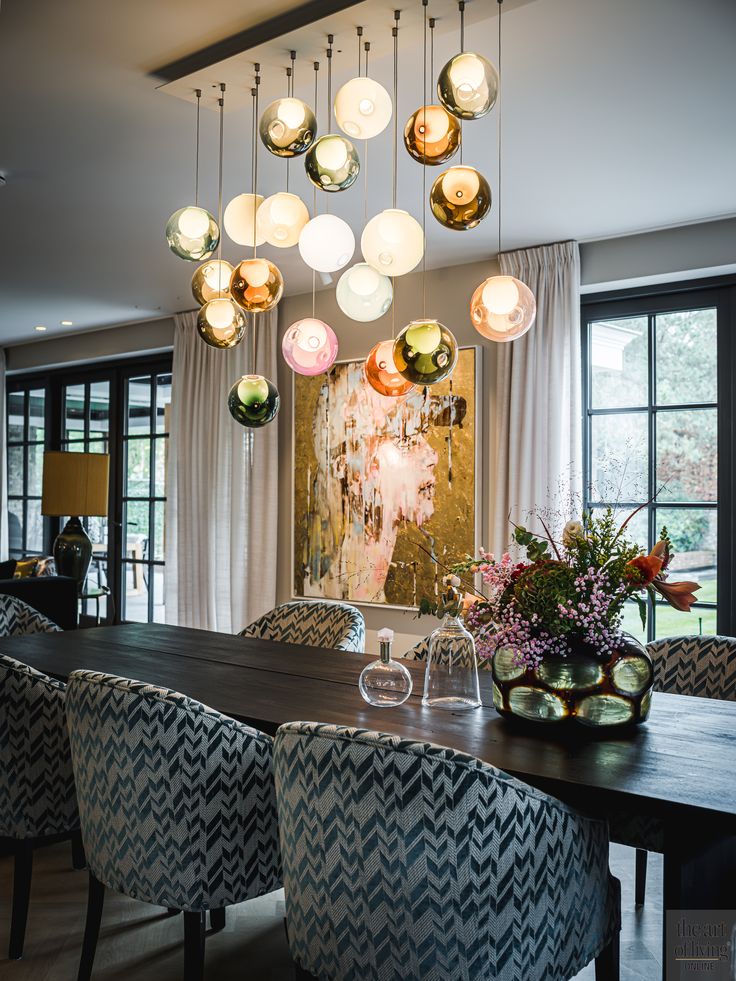 Eclectisch Eetkamer - sfeervolle eetkamer 1