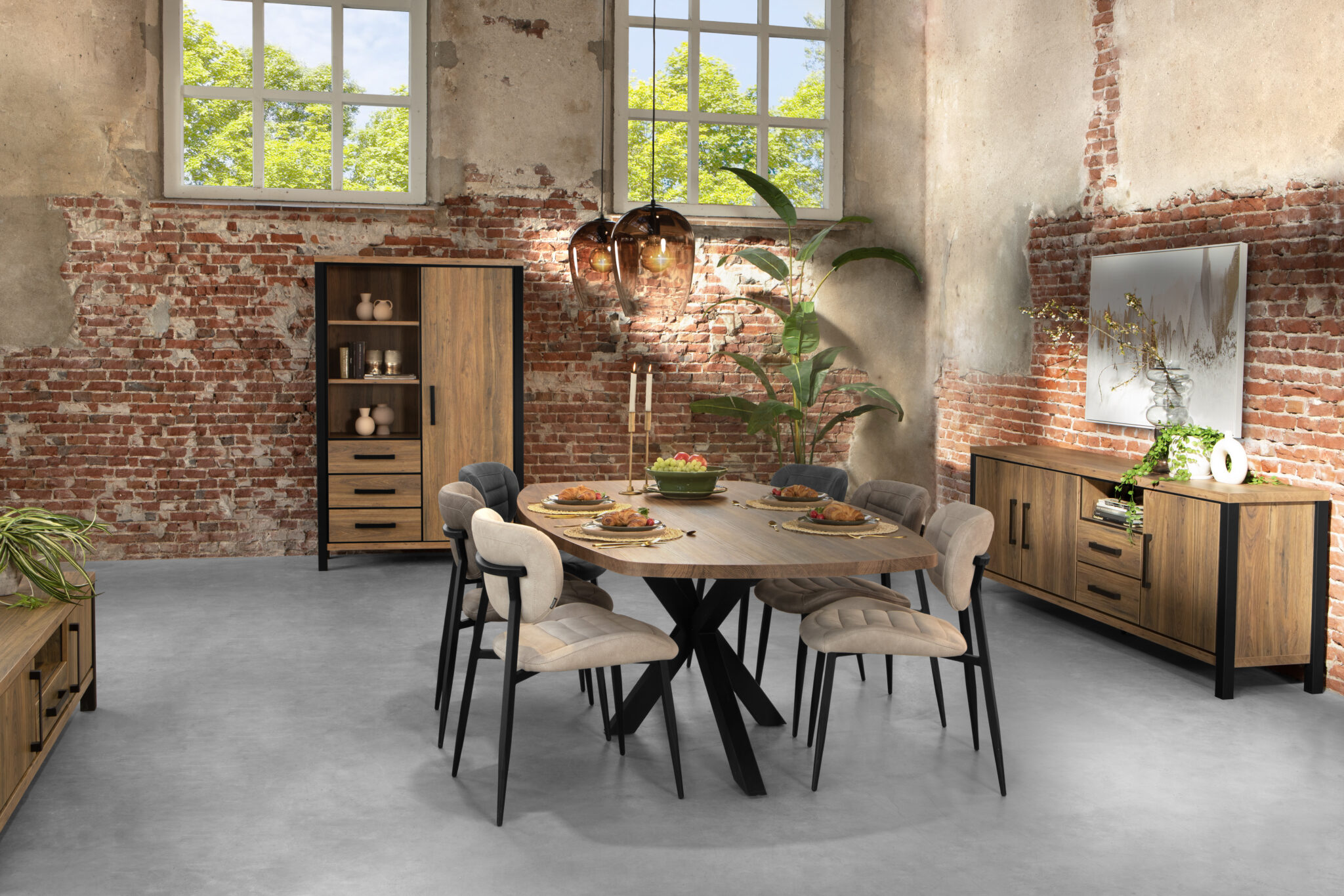 Eclectisch Eetkamer - sfeervolle eetkamer 7