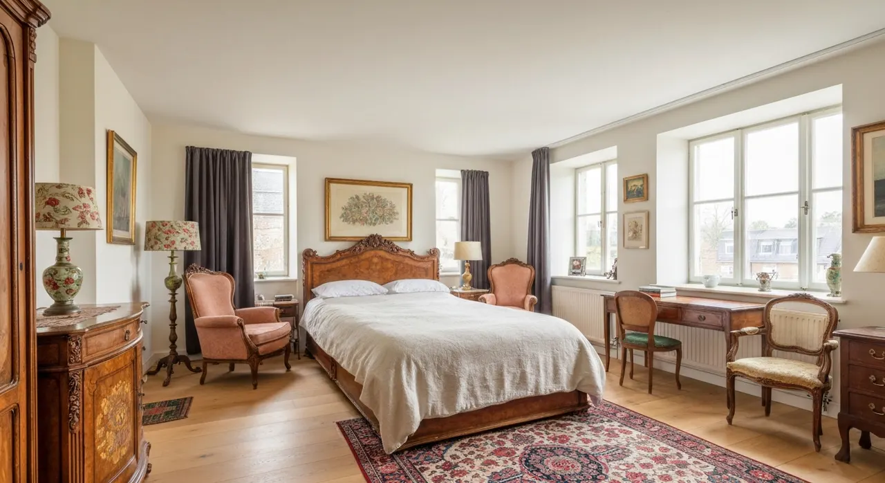 Eclectisch slaapkamer