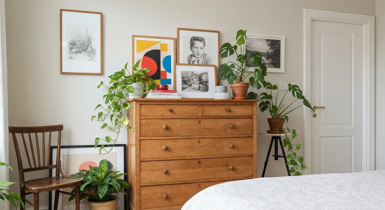 Eclectisch Slaapkamer - kleurenpalet en sfeer