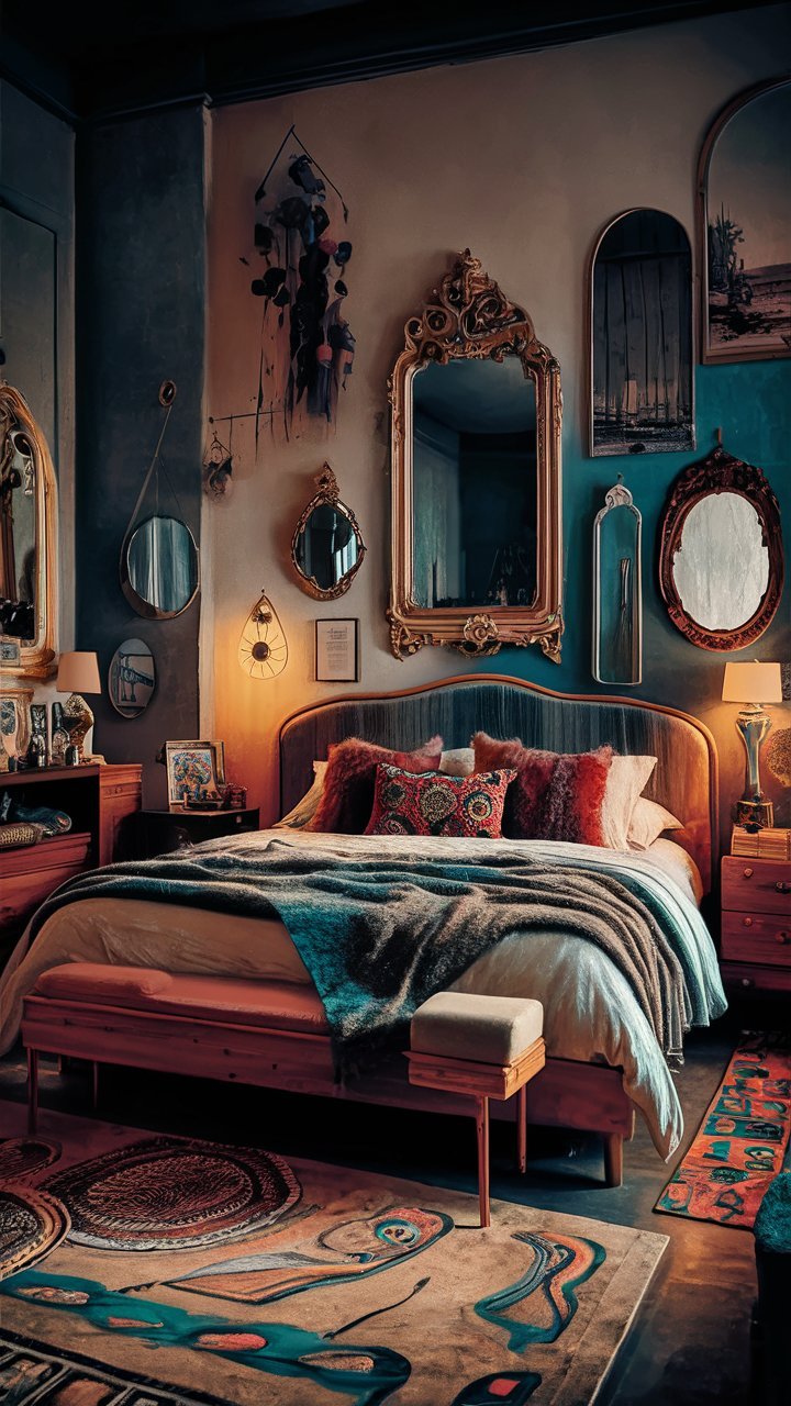 Eclectisch Slaapkamer - sfeervolle slaapkamer 4