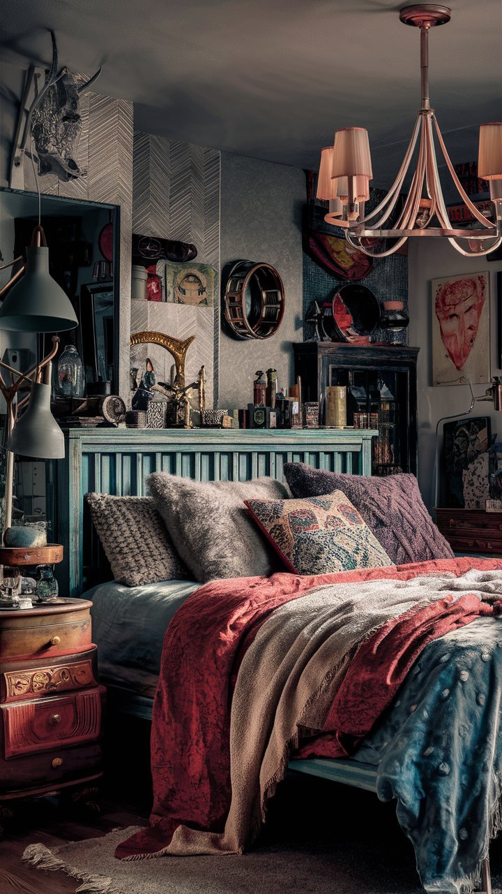 Eclectisch Slaapkamer - sfeervolle slaapkamer 9