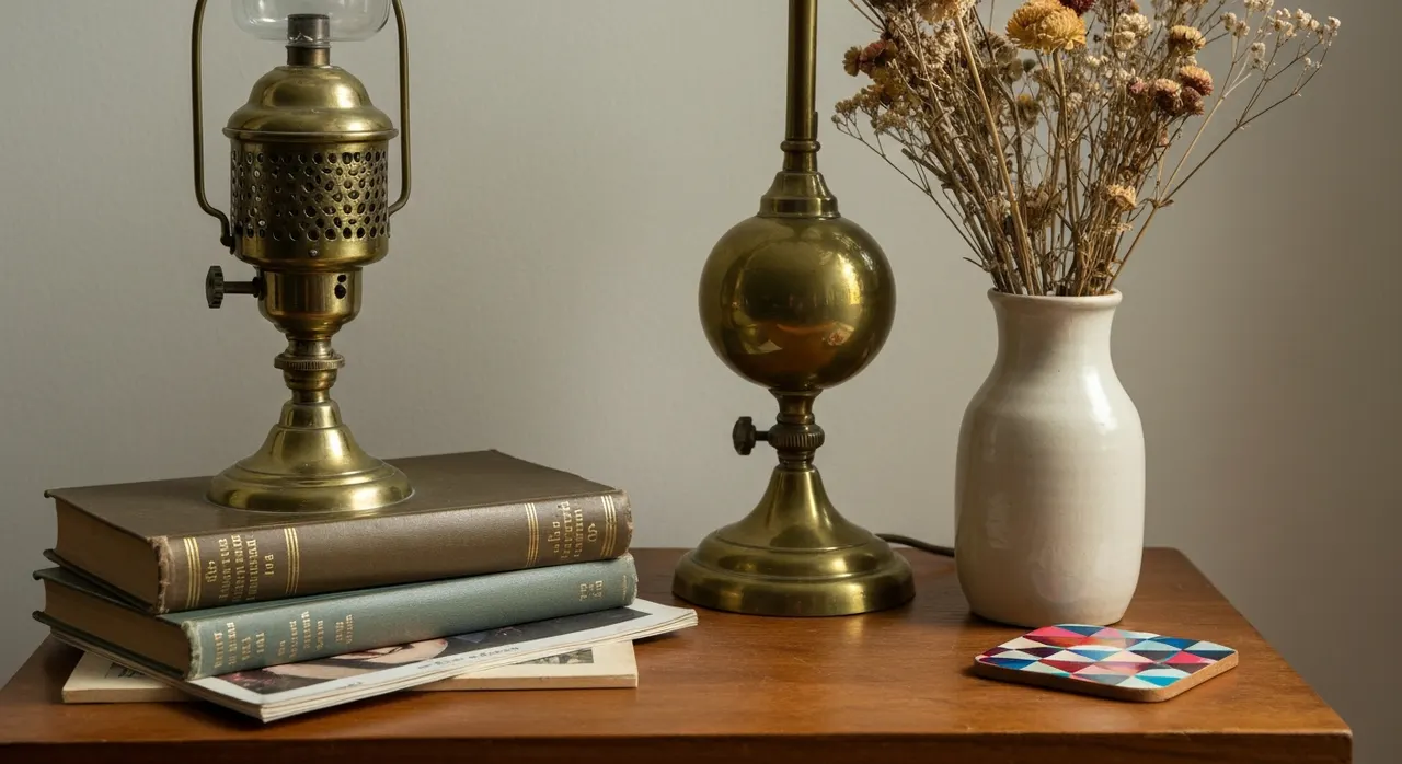 Eclectisch Woonkamer - detail van materialen en textuur