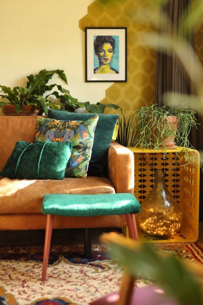 Eclectisch Woonkamer - sfeervolle woonkamer 12