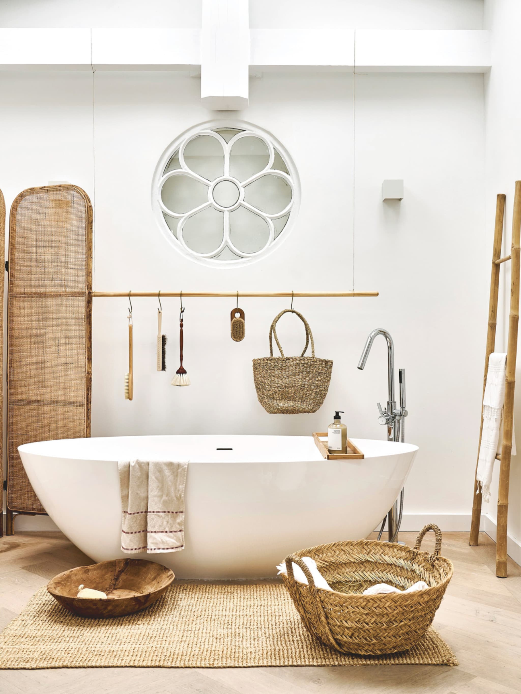 Ethnostijl Badkamer - sfeervolle badkamer 1