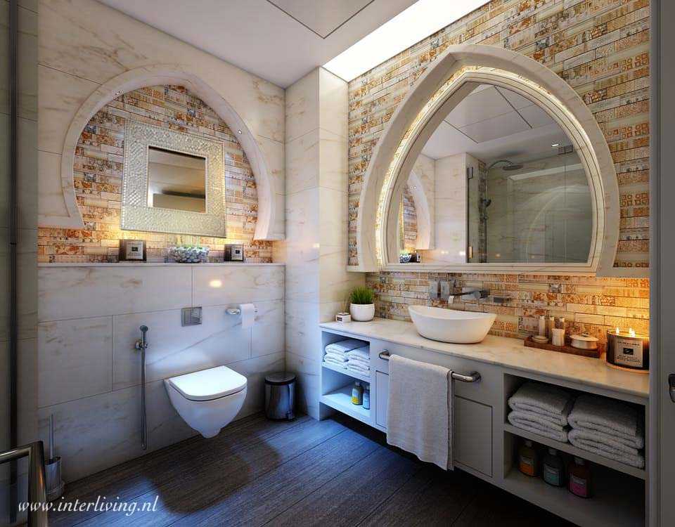 Ethnostijl Badkamer - sfeervolle badkamer 5