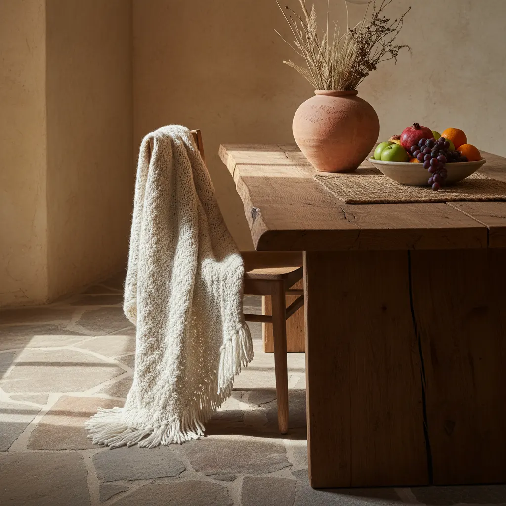 Ethnostijl Eetkamer - kleurenpalet en sfeer