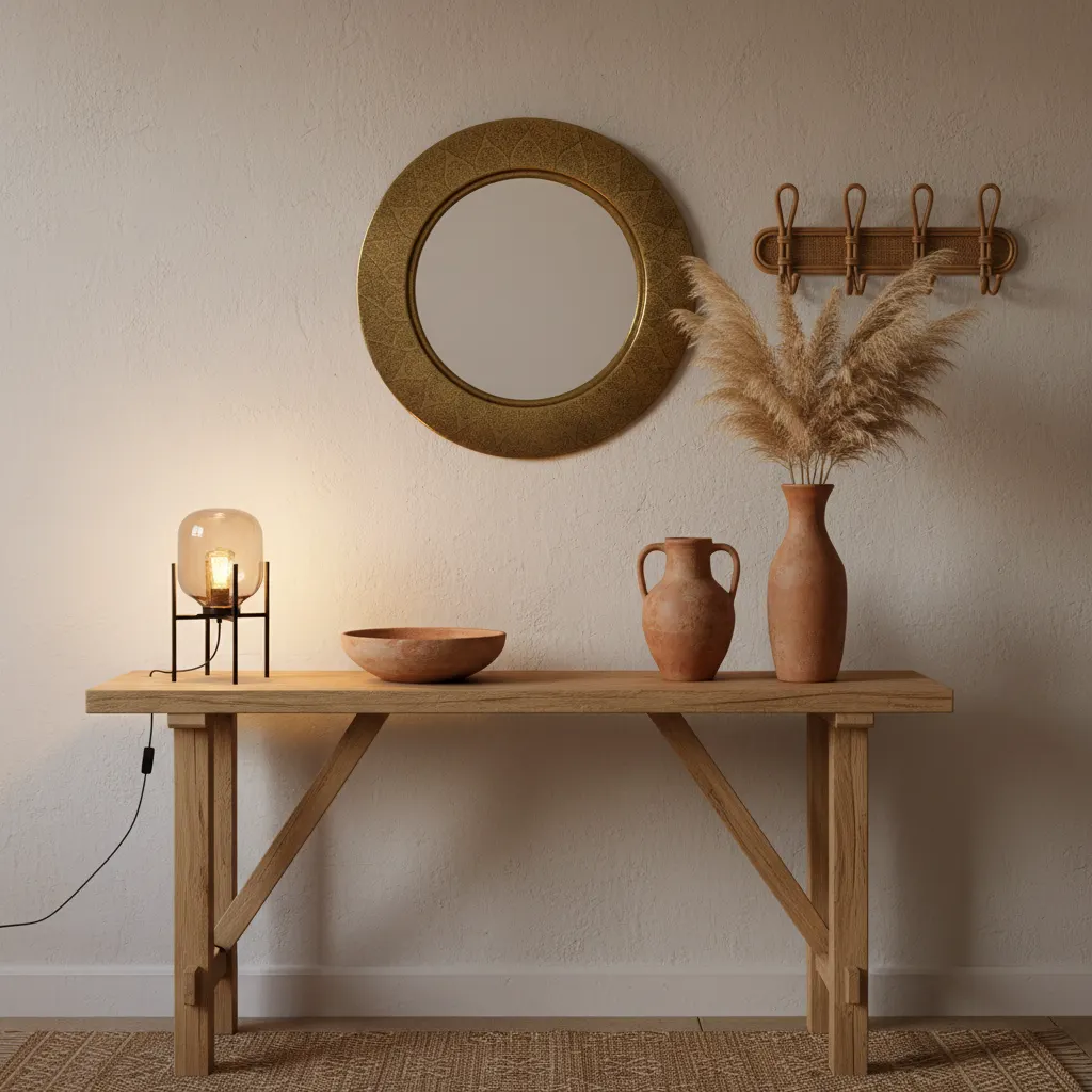 Ethnostijl Hal - kleurenpalet en sfeer