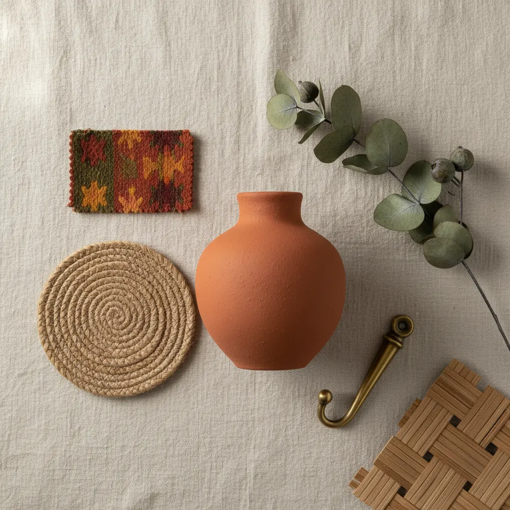 Ethnostijl Hal - inrichting en decoratie