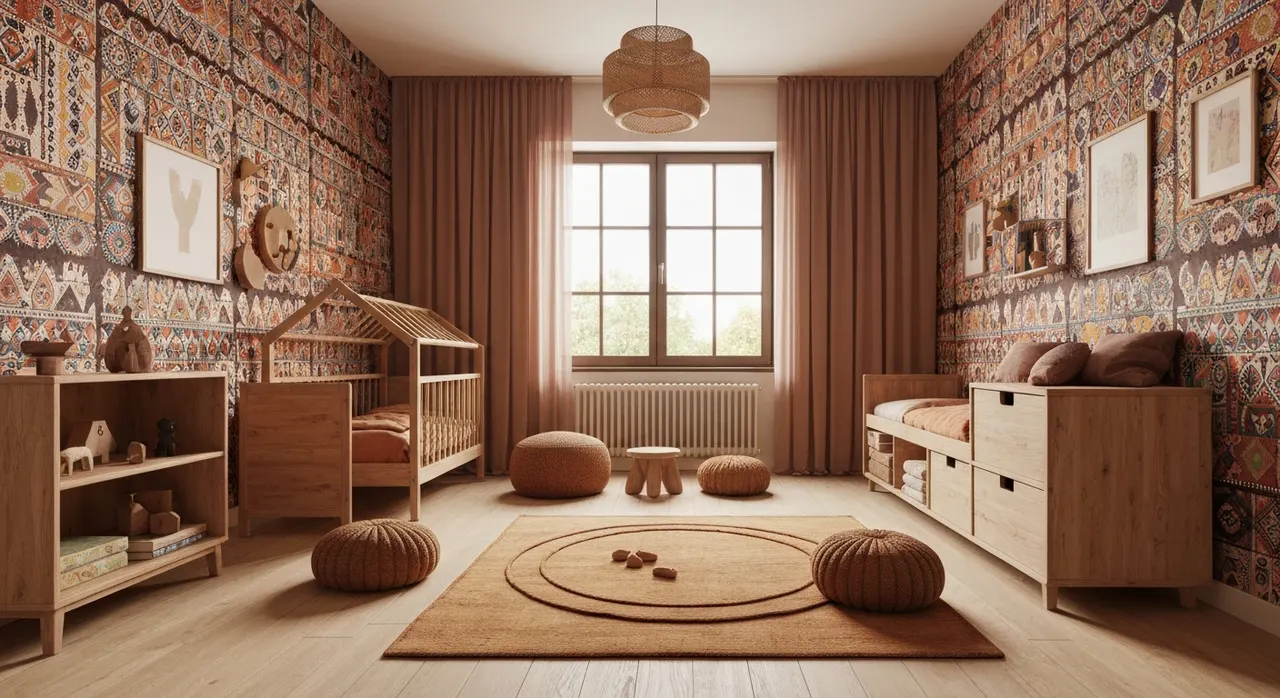 Ethnostijl kinderkamer