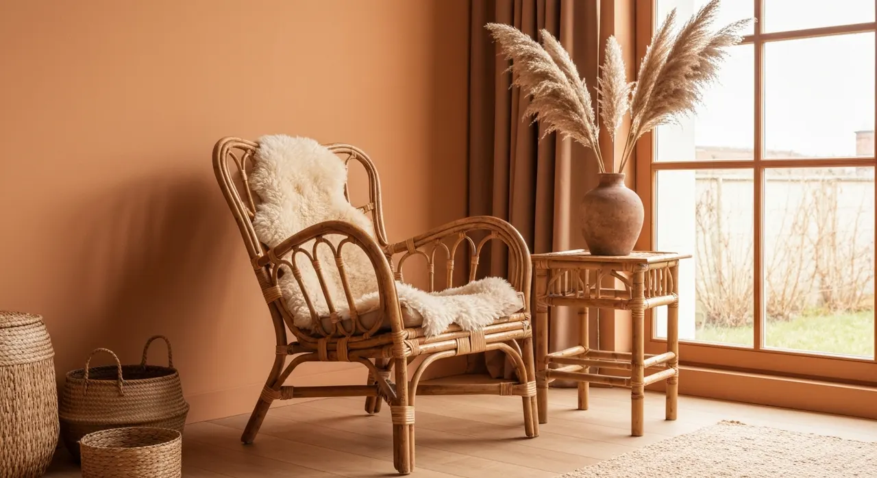 Ethnostijl Woonkamer - kleurenpalet en sfeer