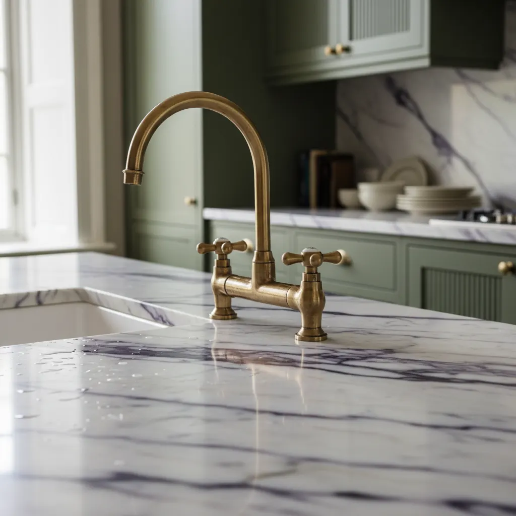 Grand Interiors Keuken - detail van materialen en textuur