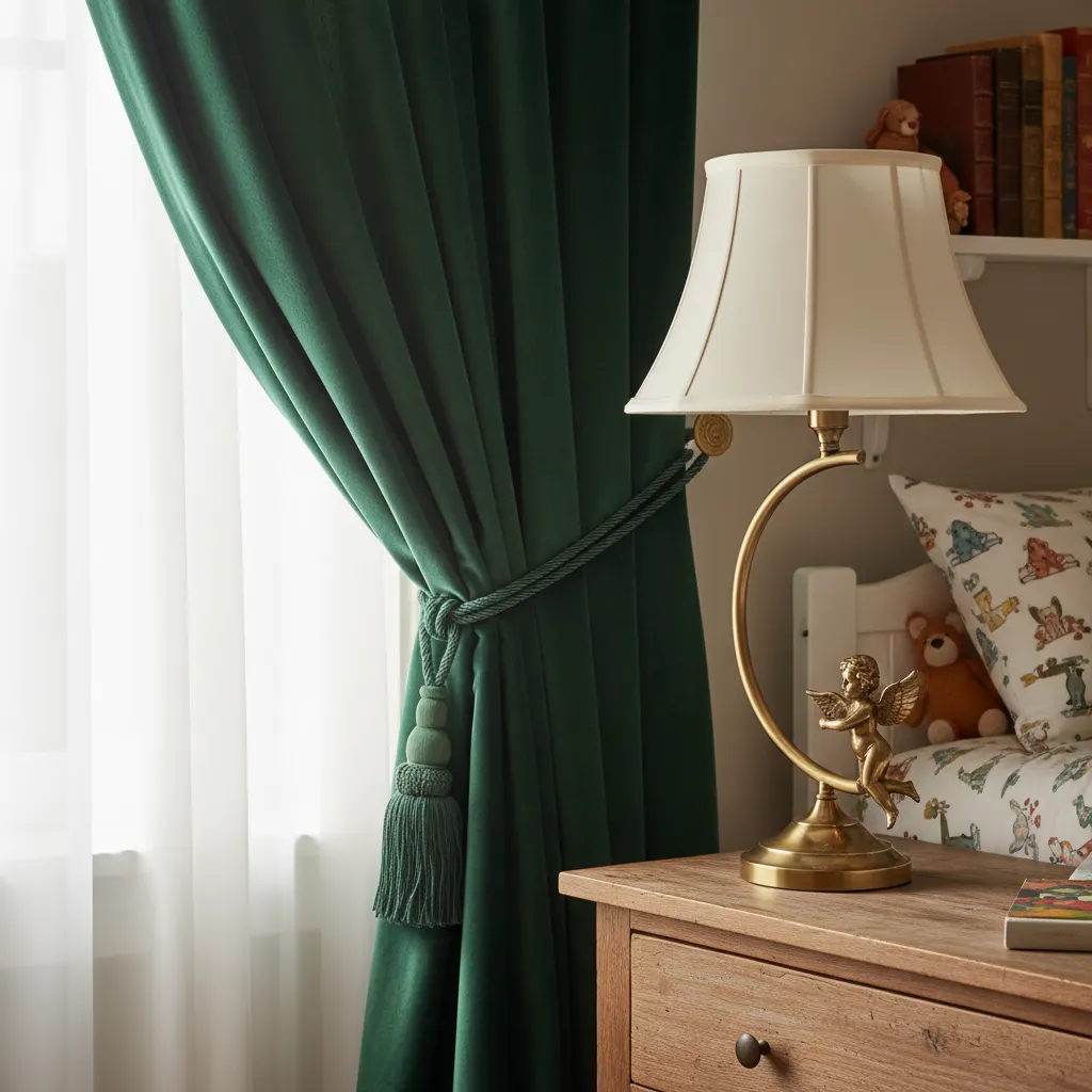 Grand Interiors Kinderkamer - detail van materialen en textuur