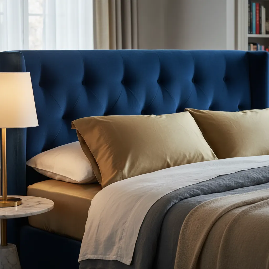 Grand Interiors Slaapkamer - detail van materialen en textuur