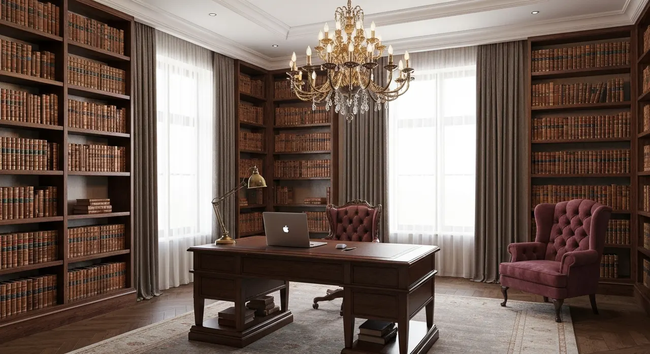 Grand Interiors werkkamer