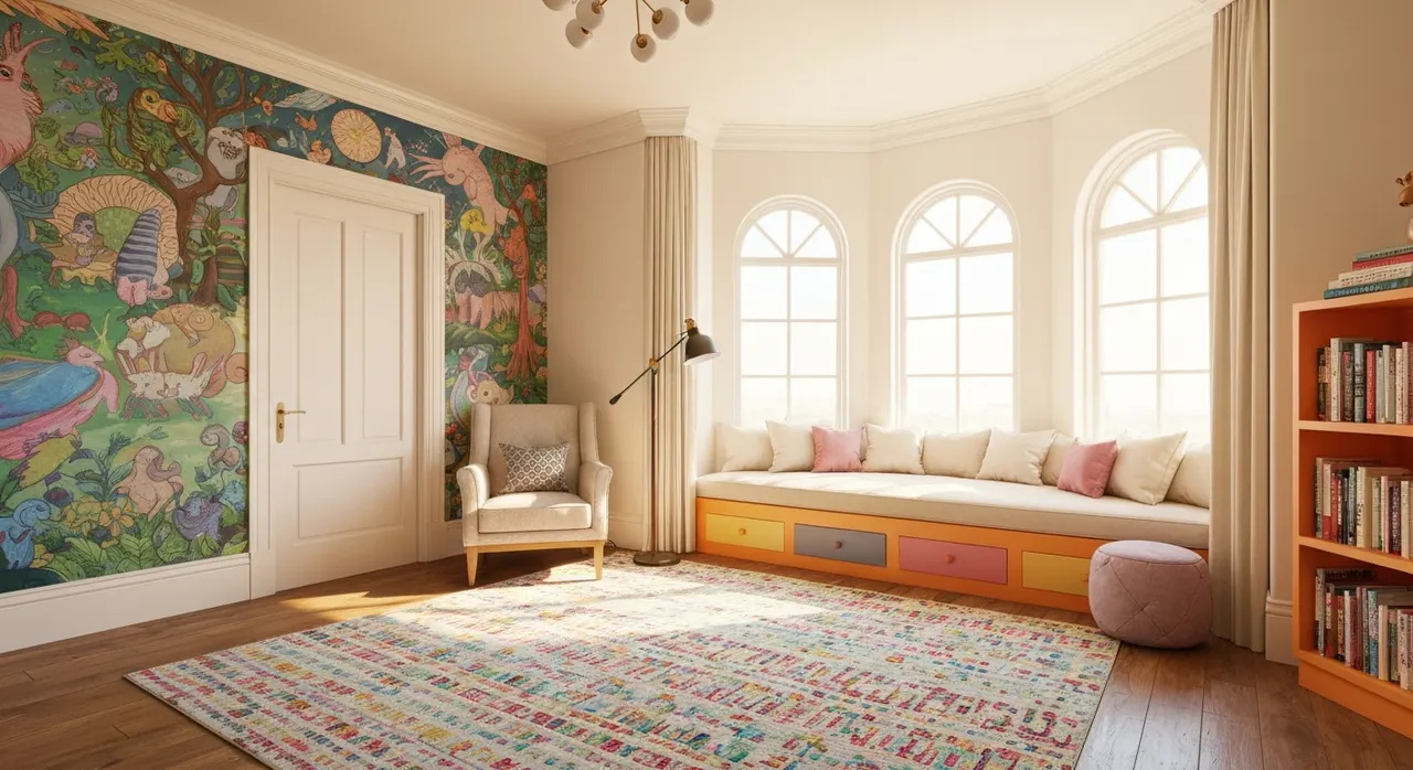 Grandmillennial kinderkamer