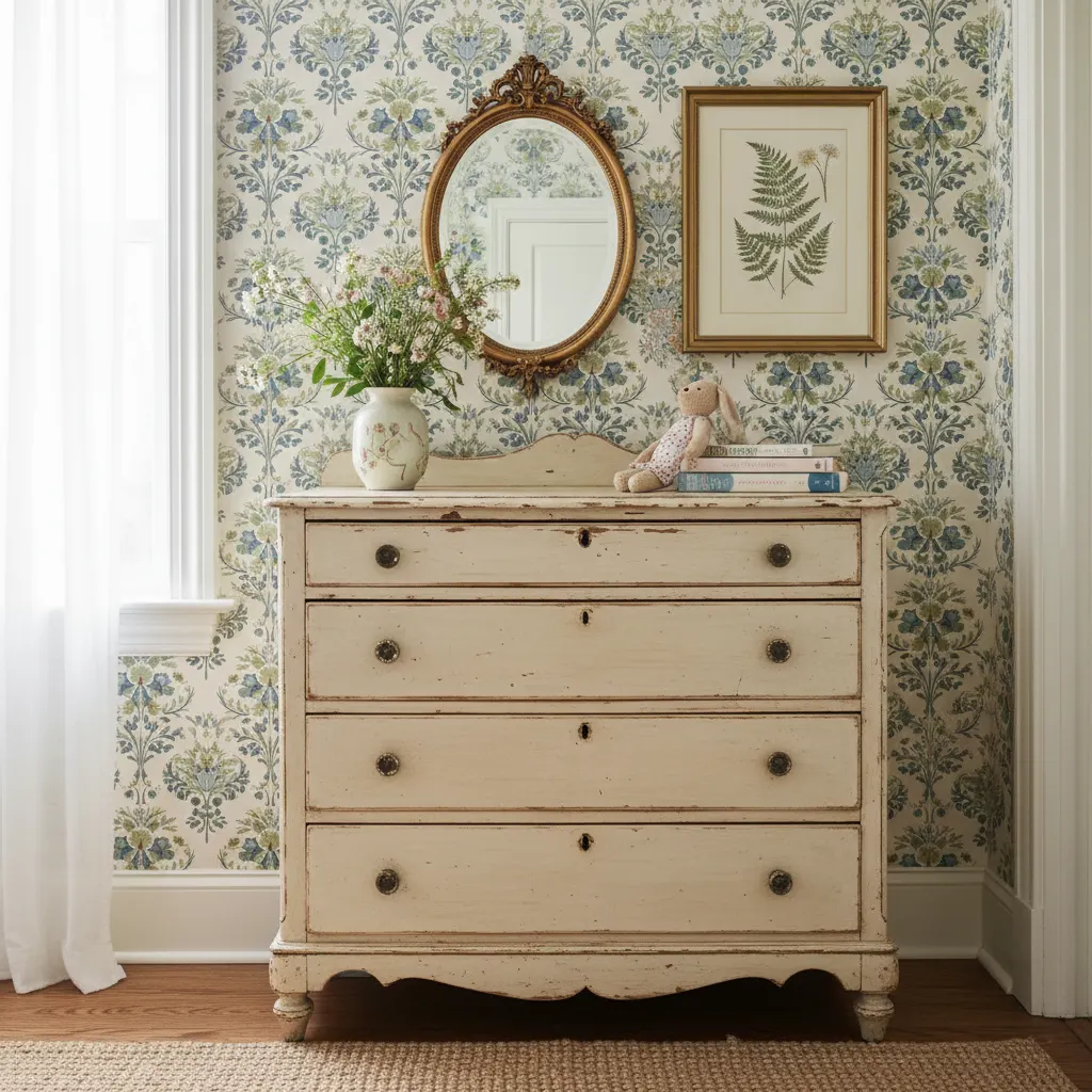 Grandmillennial Kinderkamer - kleurenpalet en sfeer