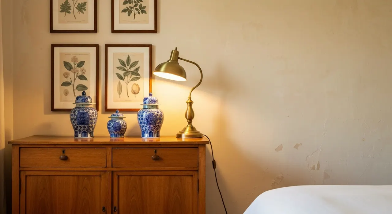 Grandmillennial Slaapkamer - kleurenpalet en sfeer