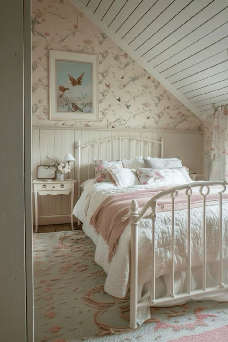 Grandmillennial Slaapkamer - sfeervolle slaapkamer 13