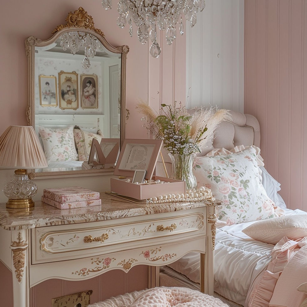 Grandmillennial Slaapkamer - sfeervolle slaapkamer 16