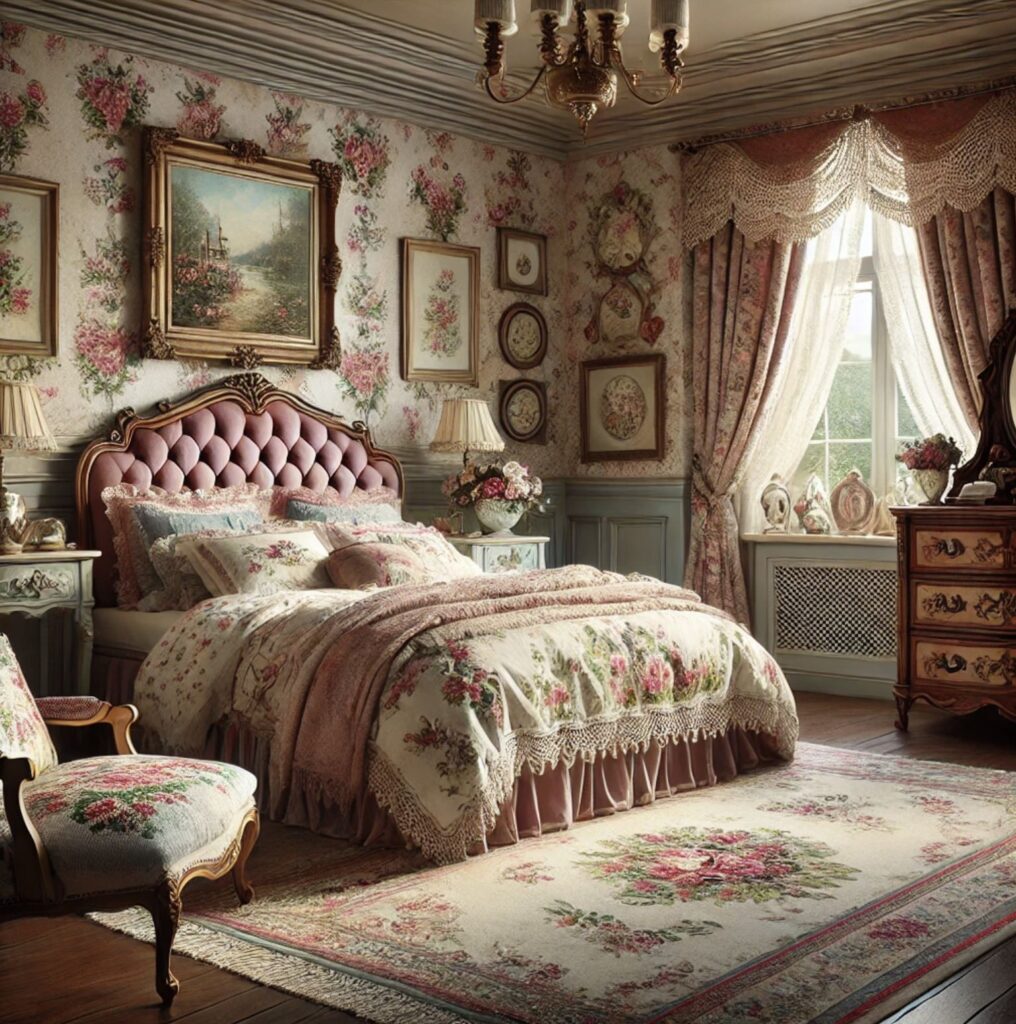 Grandmillennial Slaapkamer - sfeervolle slaapkamer 18