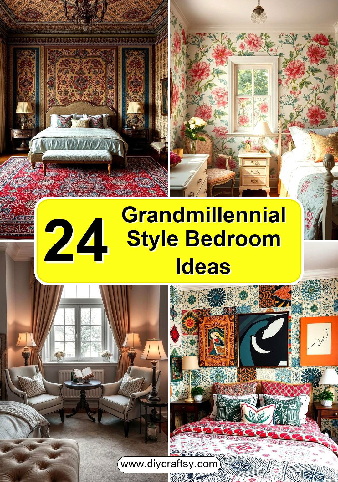 Grandmillennial Slaapkamer - sfeervolle slaapkamer 6