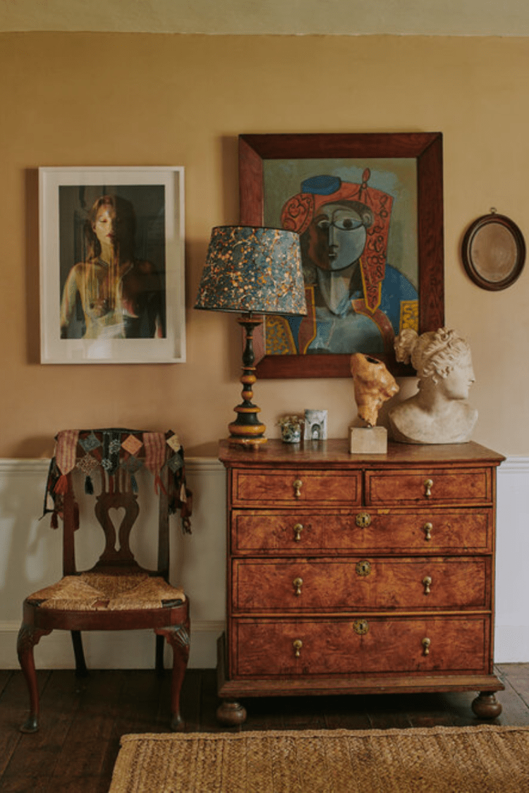 Grandmillennial Werkkamer - sfeervolle werkkamer 15