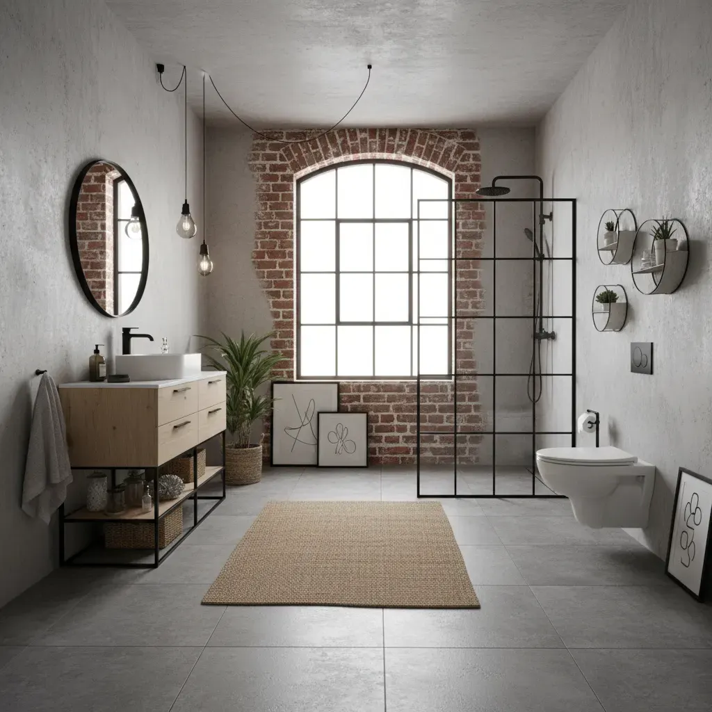 Industrial Badkamer - budgetvriendelijke look