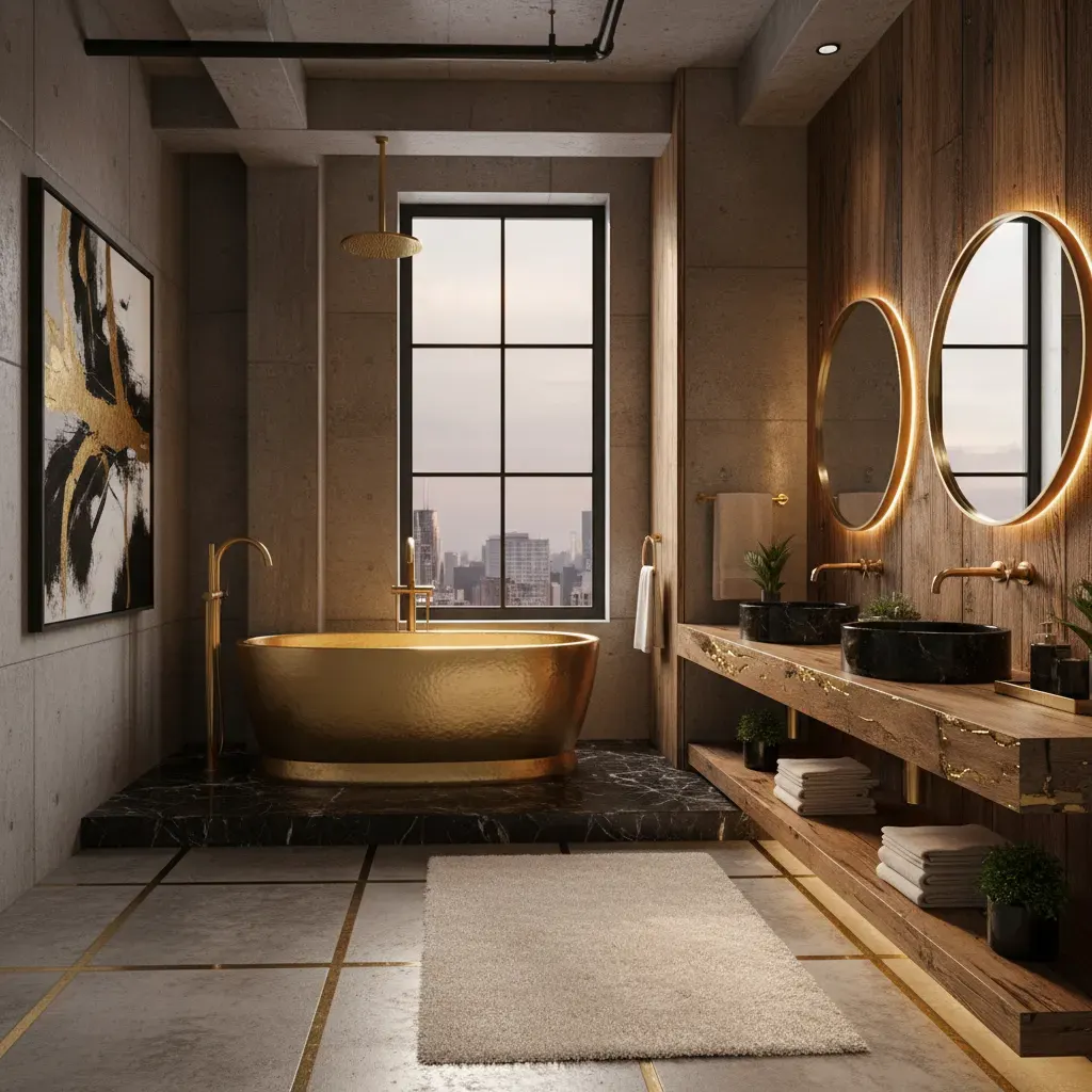 Industrial Badkamer - luxe variant