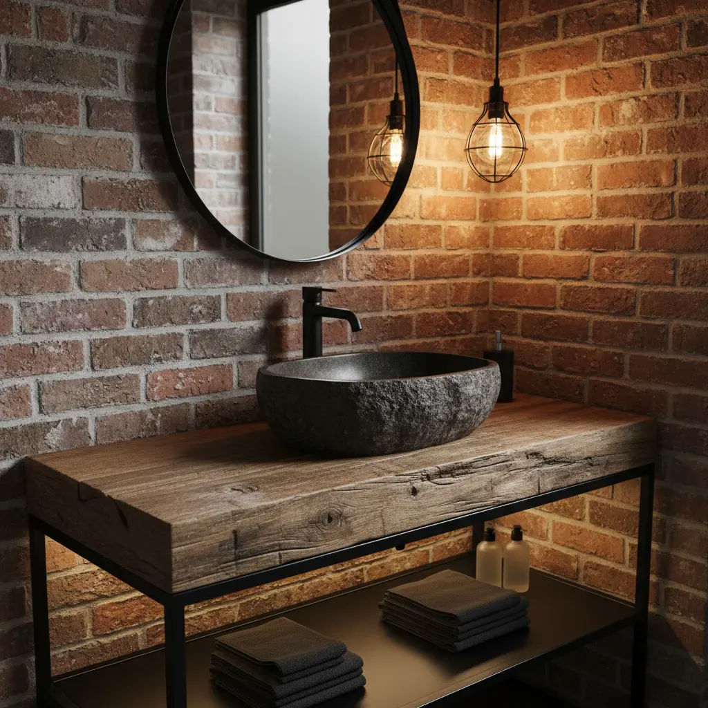 Industrial Badkamer - kleurenpalet en sfeer