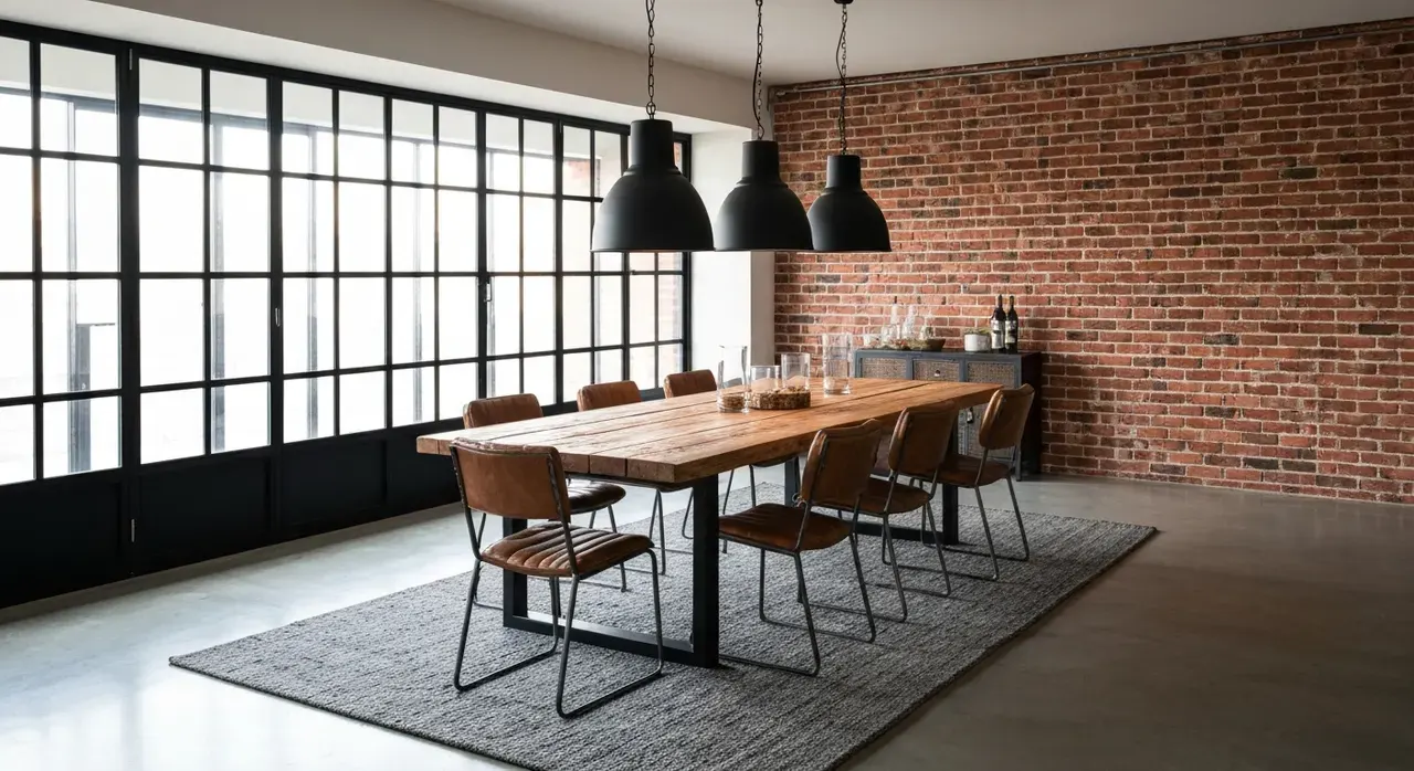 Industrial eetkamer