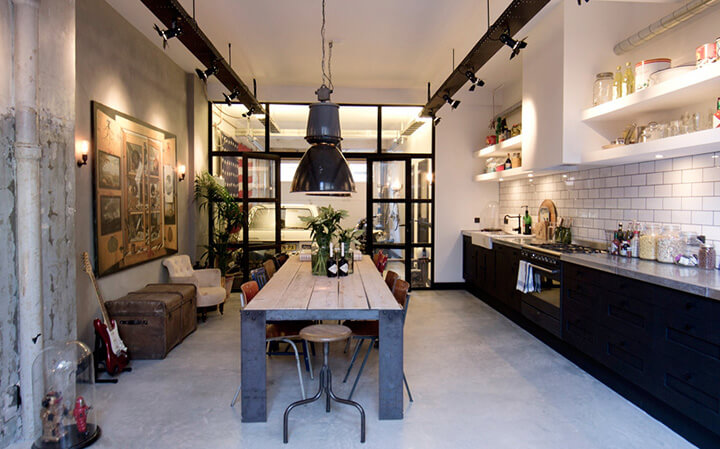Industrial Eetkamer - sfeervolle eetkamer 13