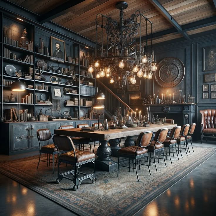 Industrial Eetkamer - sfeervolle eetkamer 5