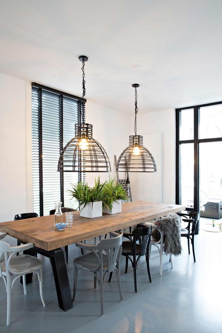 Industrial Eetkamer - sfeervolle eetkamer 8