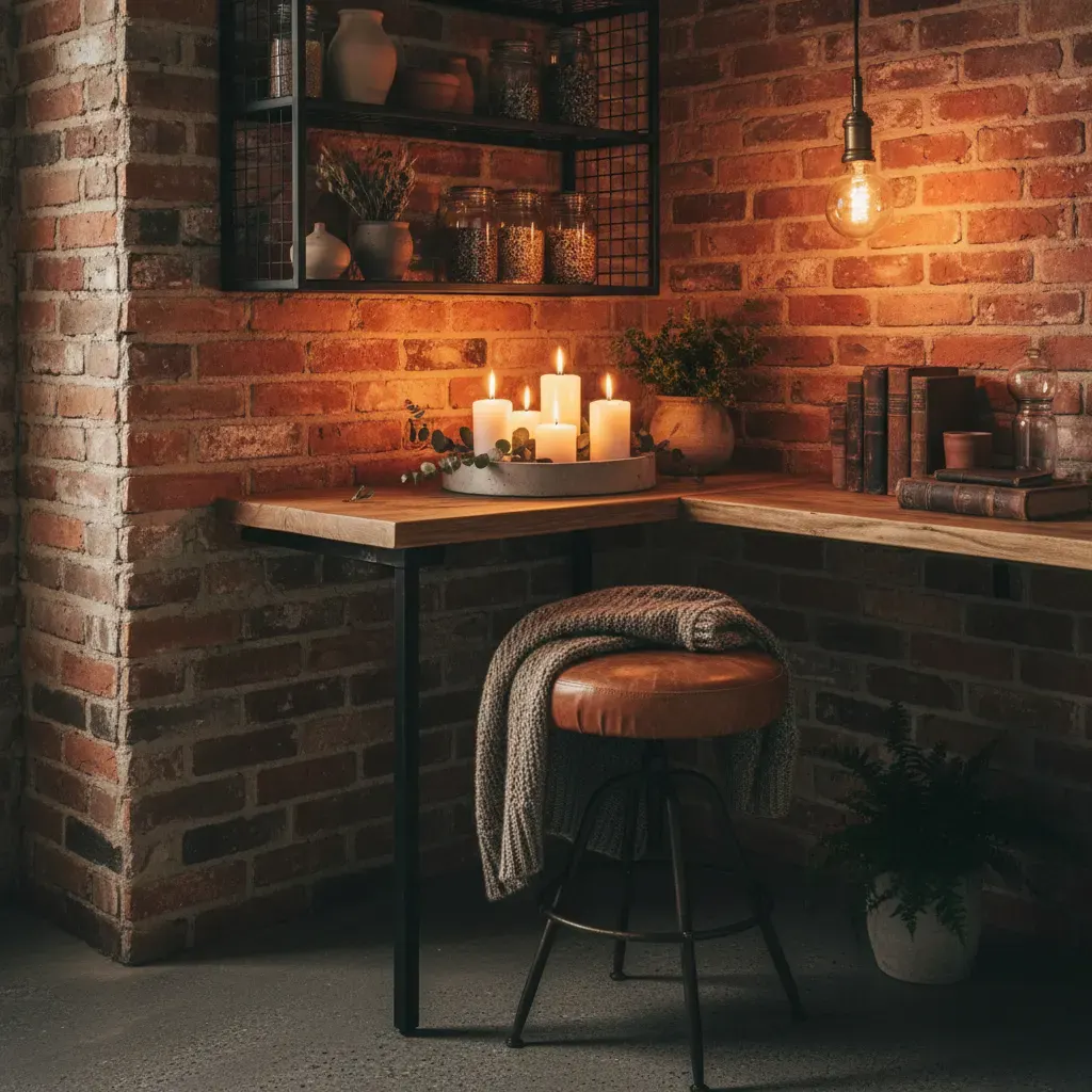 Industrial Keuken - sfeervol hoekje