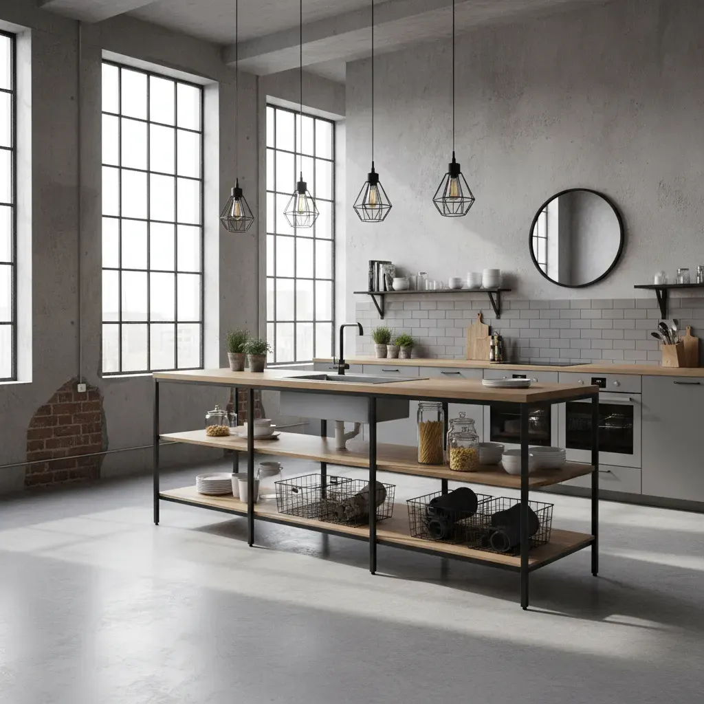 Industrial Keuken - budgetvriendelijke look