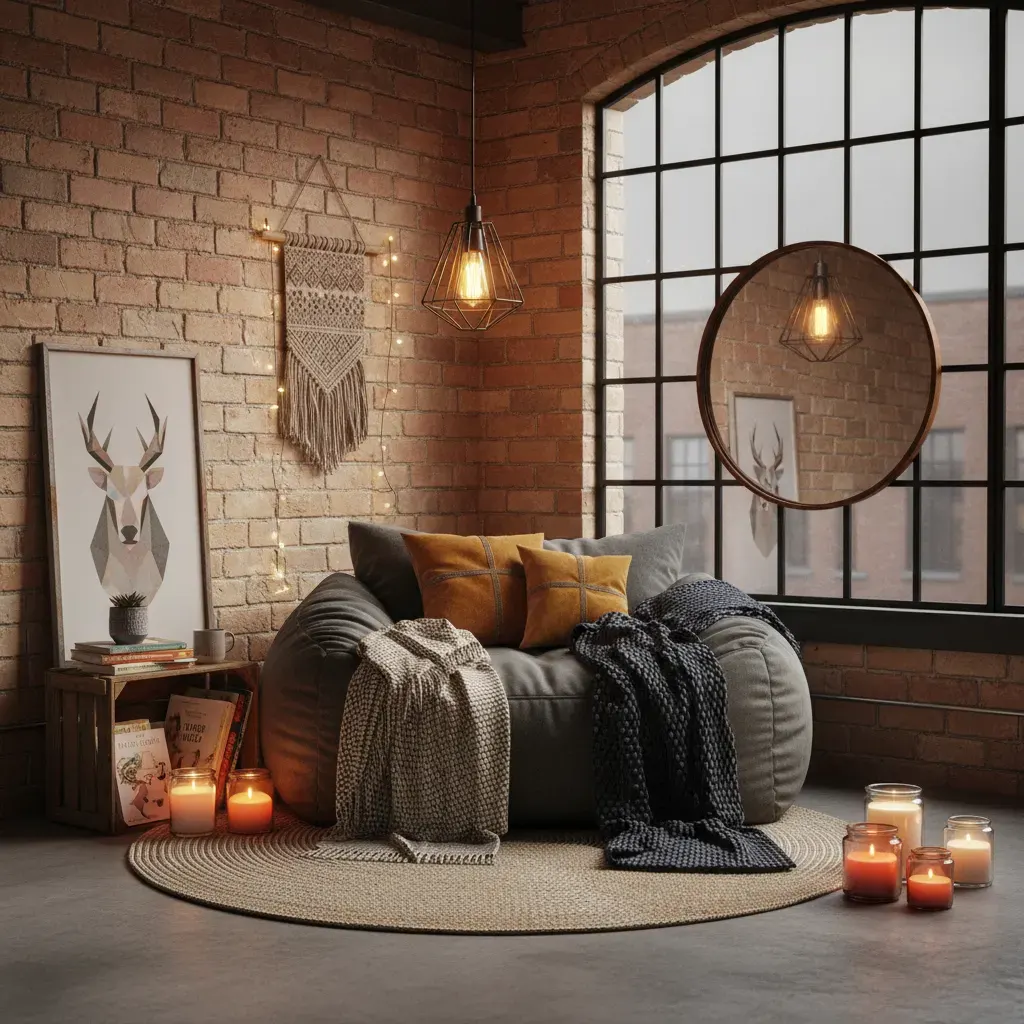 Industrial Kinderkamer - sfeervol hoekje