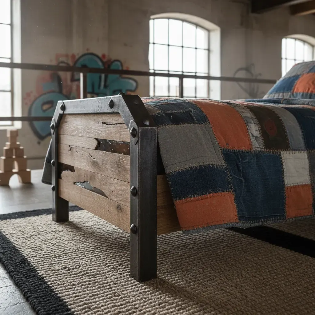 Industrial Kinderkamer - meubels en opstelling