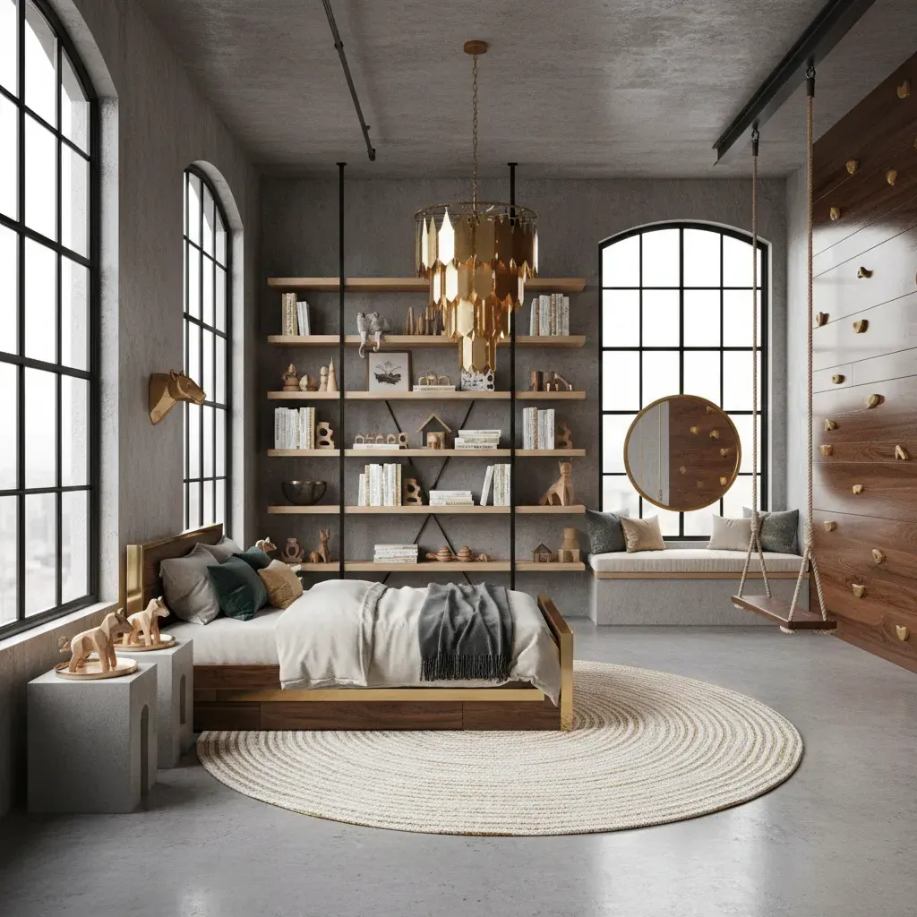 Industrial Kinderkamer - luxe variant
