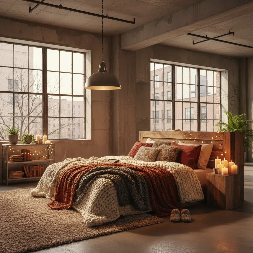 Industrial Slaapkamer - seizoensvariant