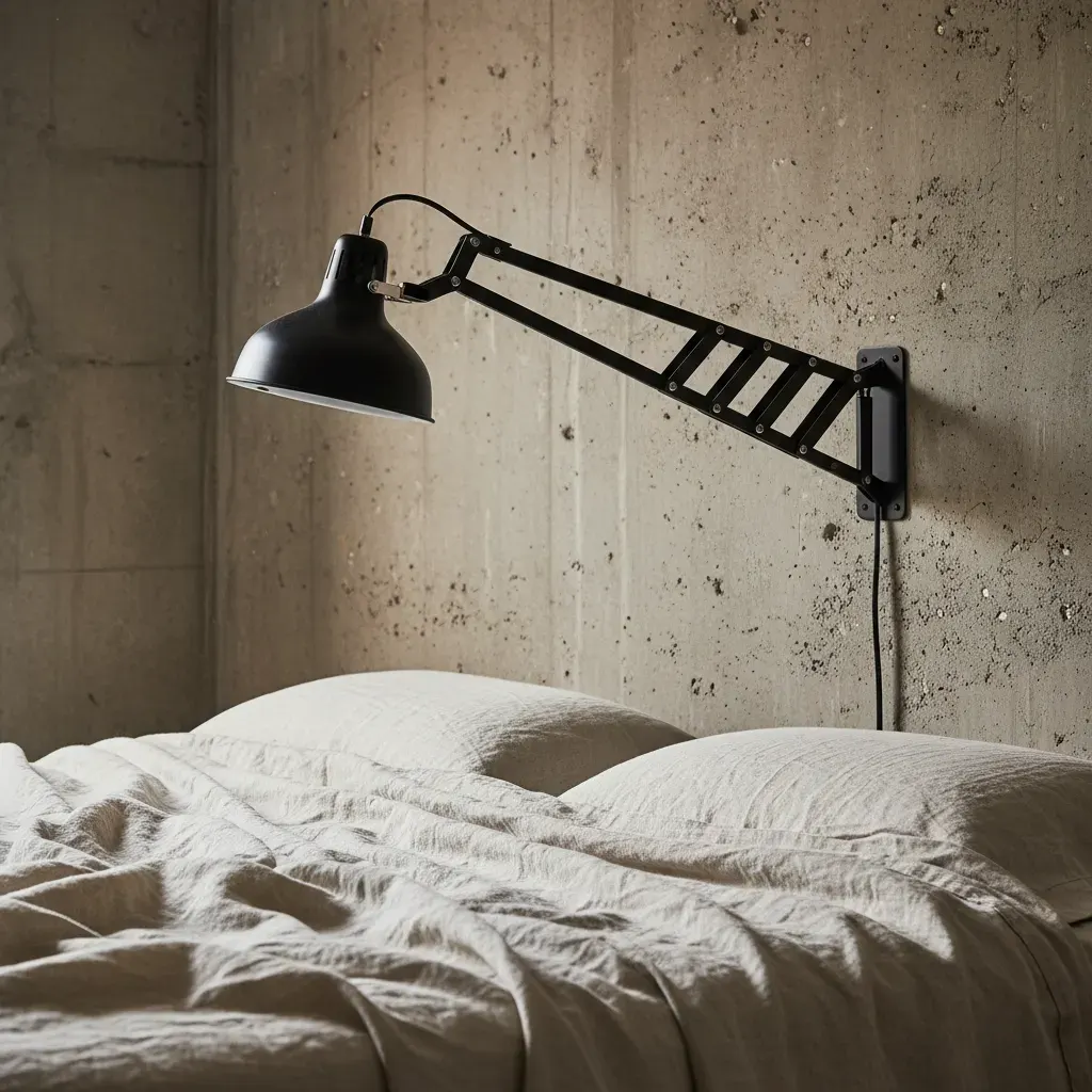 Industrial Slaapkamer - detail van materialen en textuur