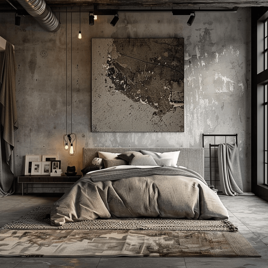Industrial Slaapkamer - sfeervolle slaapkamer 11